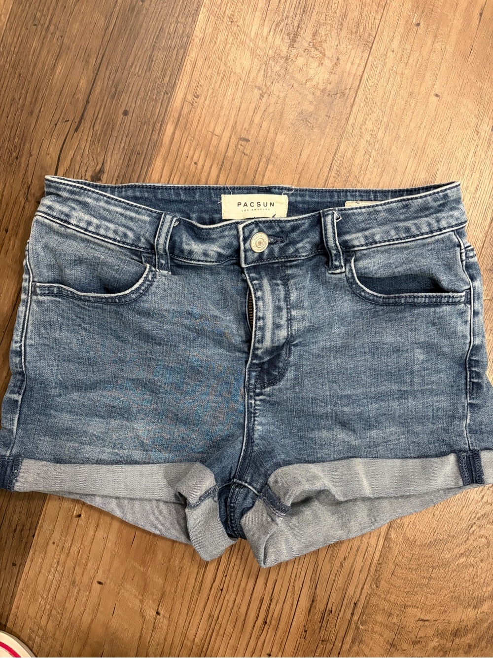 Pacsun Rolled Hem Denim Shorts - size 27